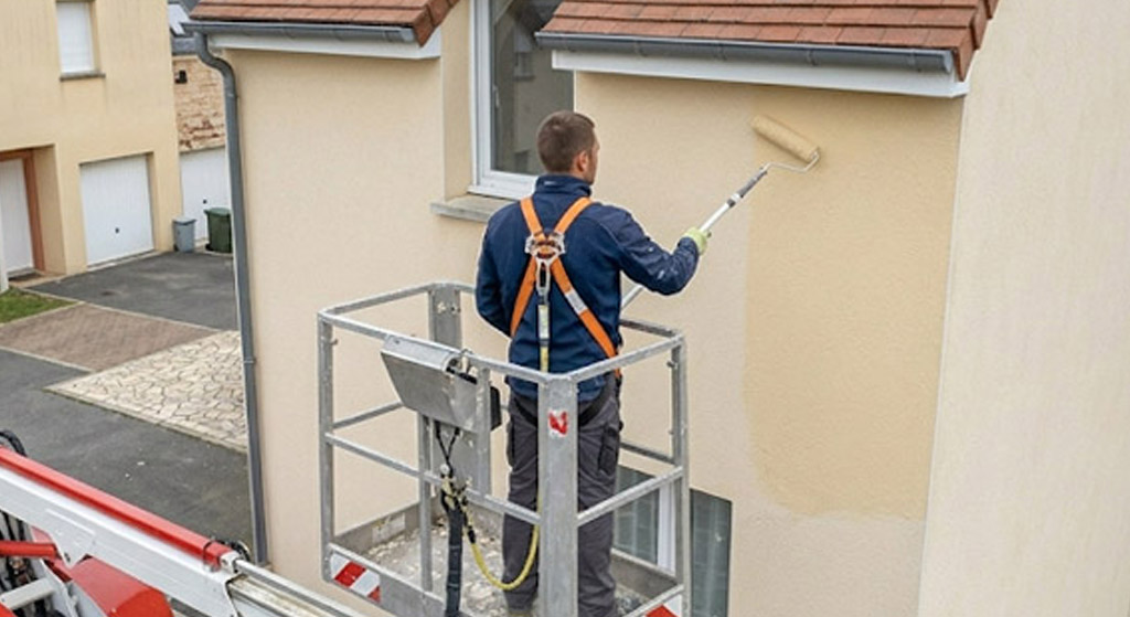 Rénovation des murs extérieurs et traitement de la façade